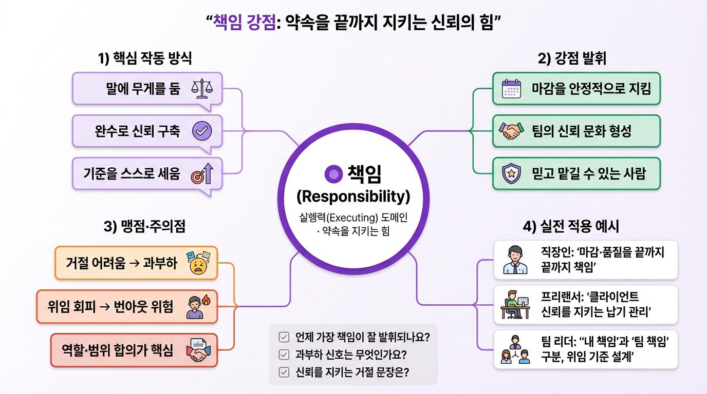 갤럽 책임 강점