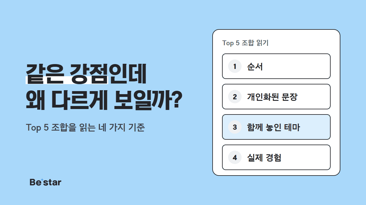 같은 강점인데 왜 다르게 보일까? — 비스타 매거진 대표 이미지